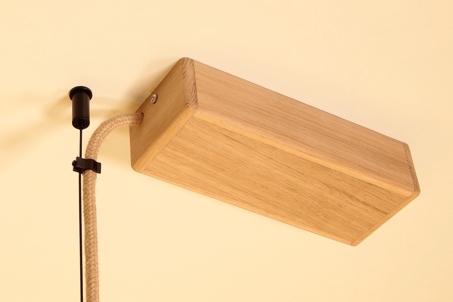 LED dining table lamp - handmade unique piece - 181cm oak branch