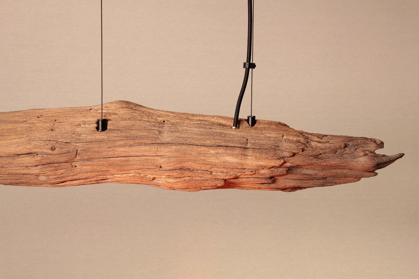 Dining table lamp / LED strip / 133 cm oak branch
