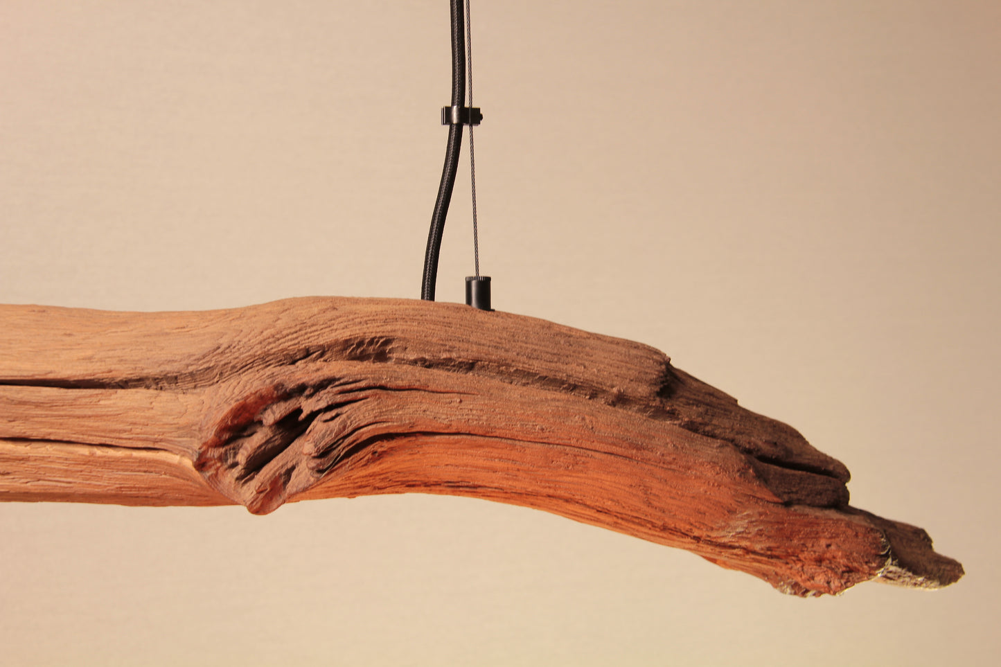 LED lampada da tavolo da pranzo - pezzo unico fatto a mano - 138cm ramo di quercia