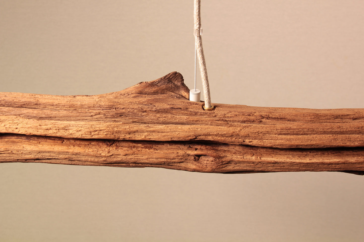 LED lampada da tavolo da pranzo - pezzo unico fatto a mano - 199cm ramo di quercia