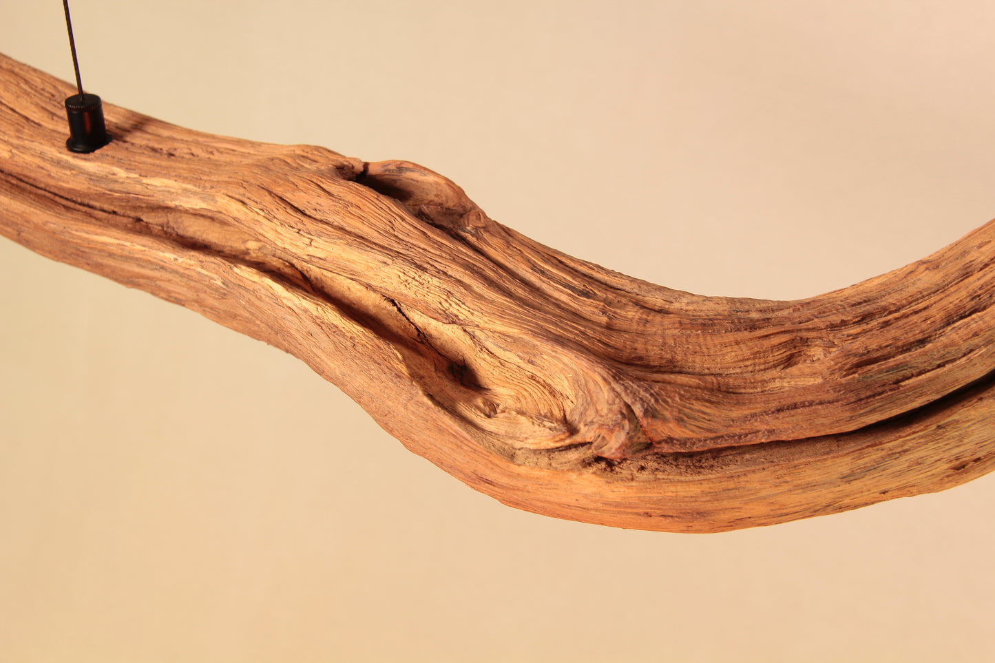 Dining table lamp - handmade unique piece - 160cm oak branch