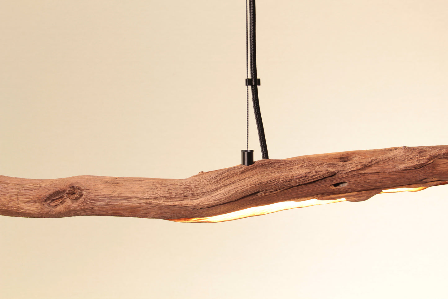 Dining Table Lamp - Handcrafted One-of-a-Kind Piece - 146 cm Oak Branch