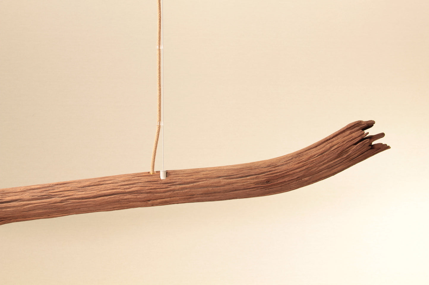 Lampe de table à manger - fait main pièce unique - 229cm branche de chêne