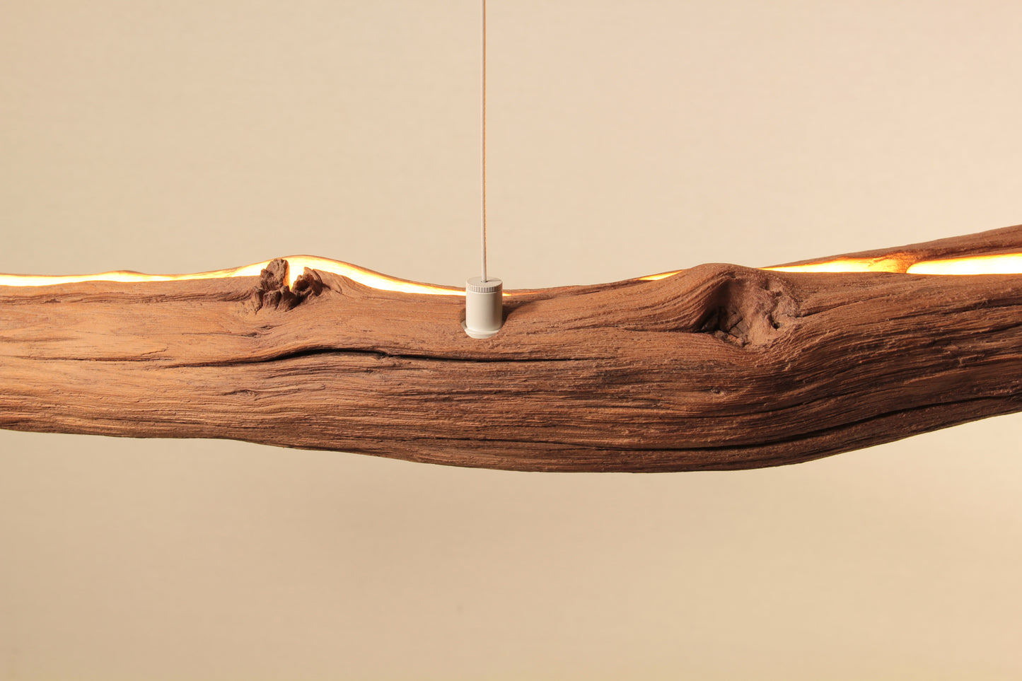 Dining table lamp - handmade unique piece - 152cm oak branch