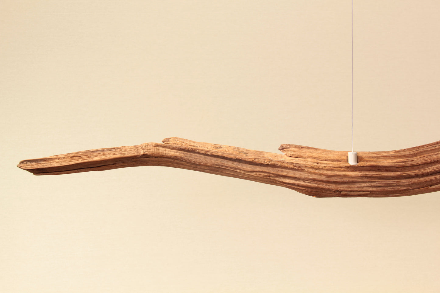 Lampe de table à manger - fait main pièce unique - 229cm branche de chêne