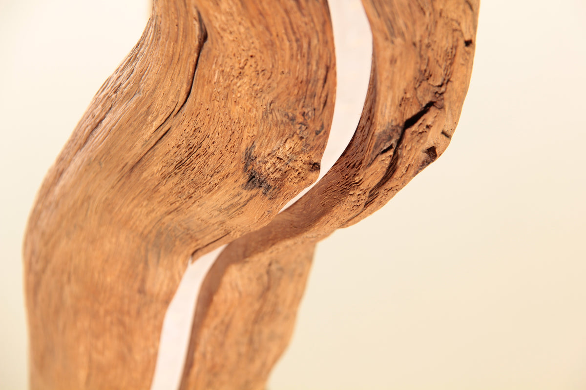 Dining table lamp - handmade unique piece - 80cm oak branch