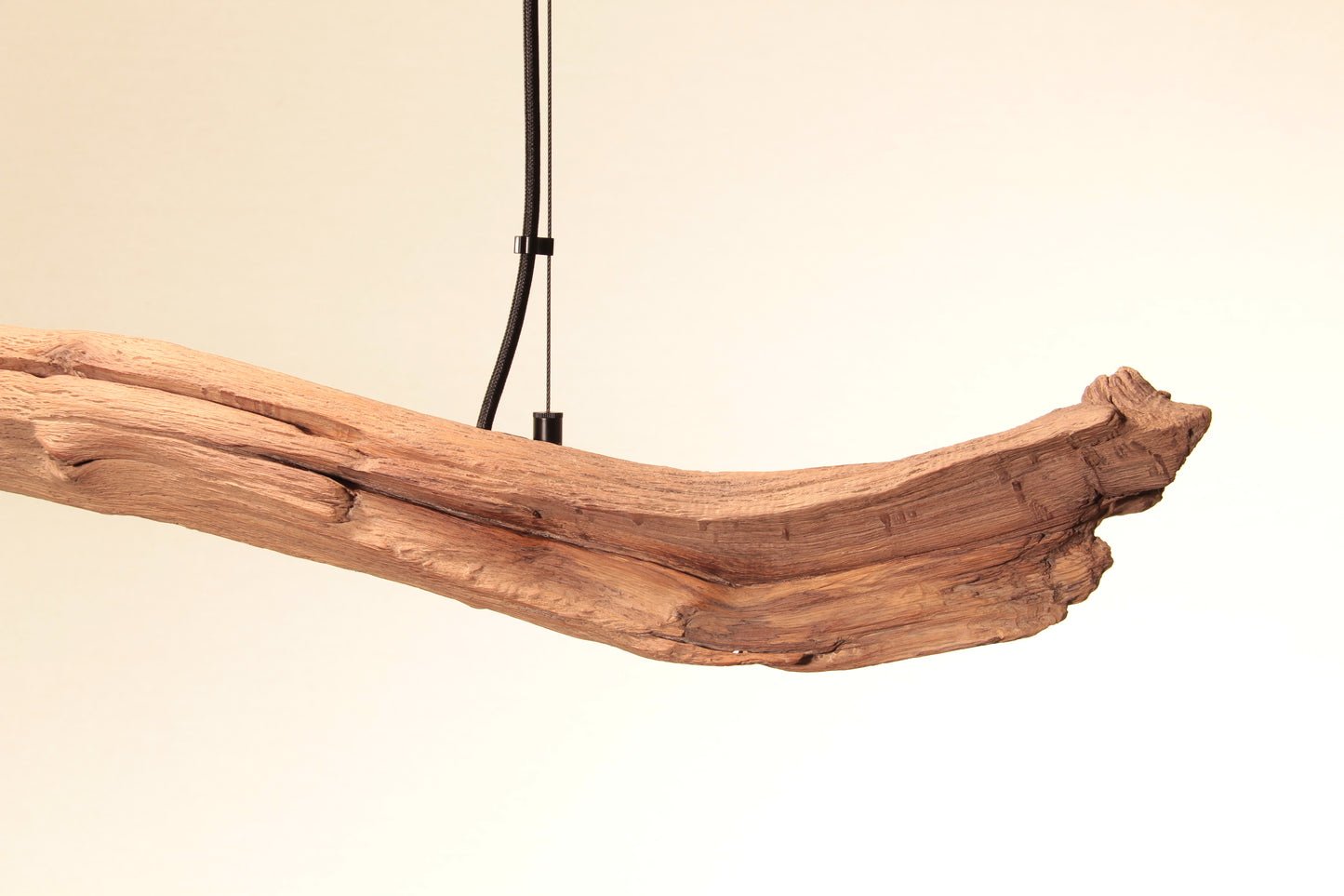 Lampada da tavolo da pranzo - pezzo unico fatto a mano - ramo di quercia da 163cm