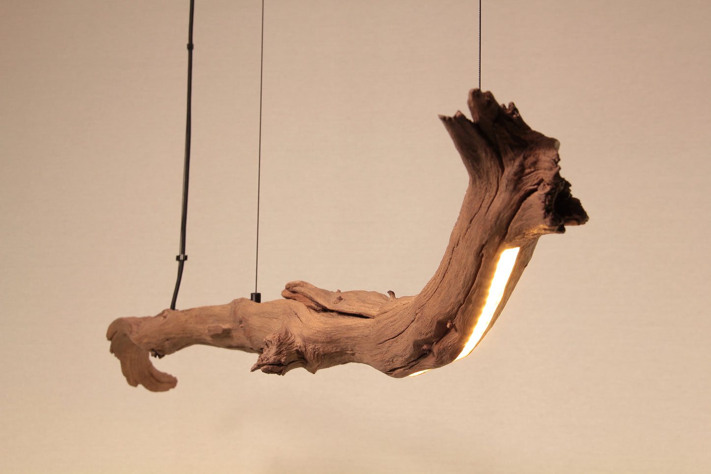 Lampada da tavolo / striscia LED / ramo di quercia da 151 cm
