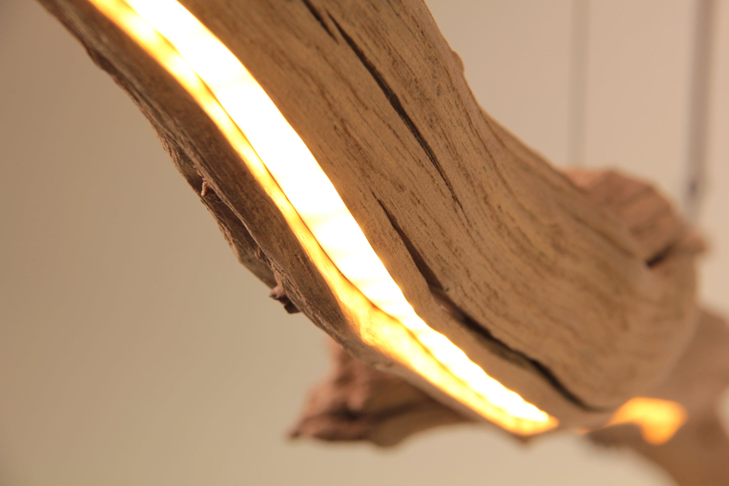 Lampada da tavolo / striscia LED / ramo di quercia da 151 cm