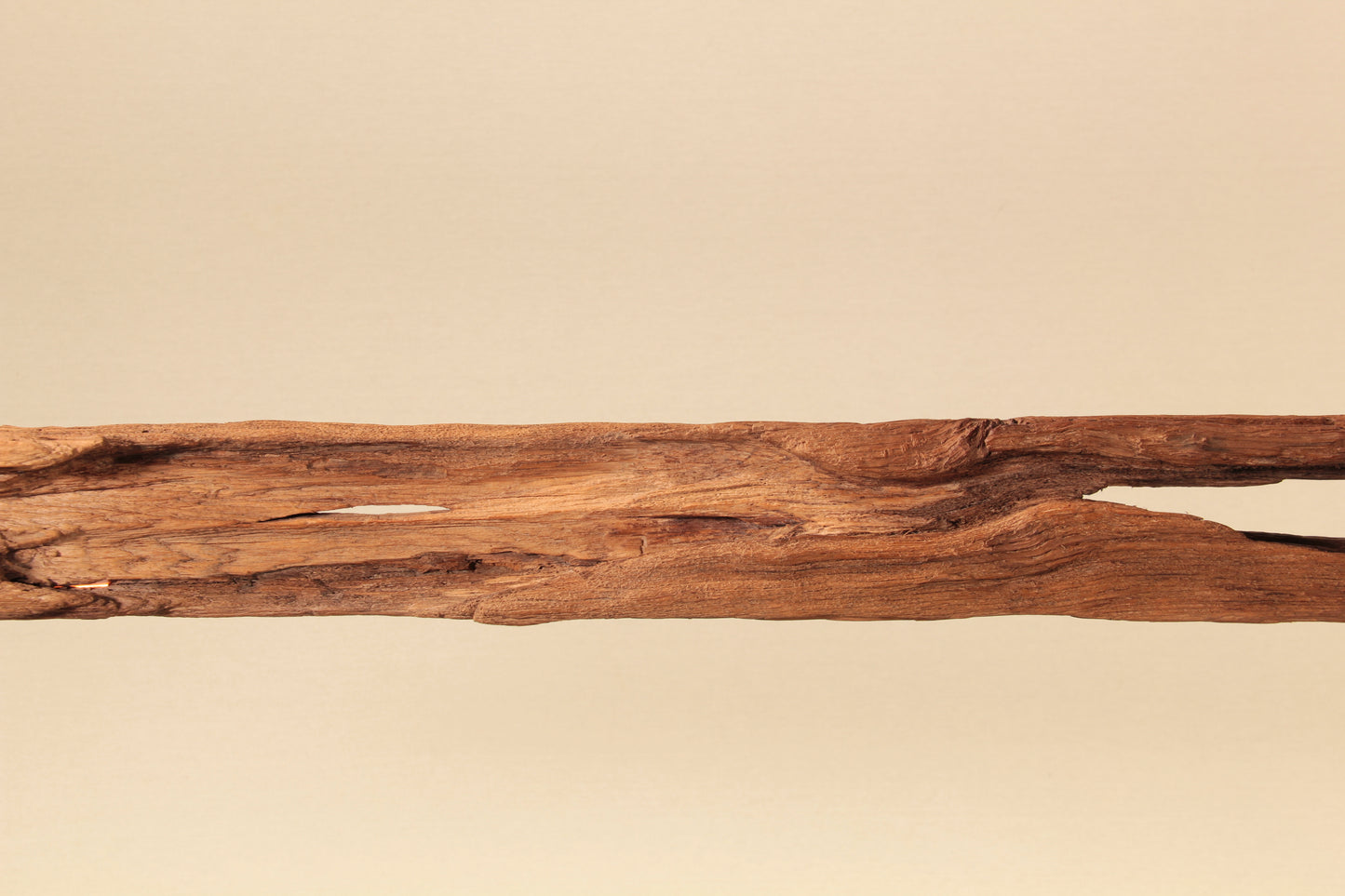Dining table lamp - handmade unique piece - 198cm oak beam