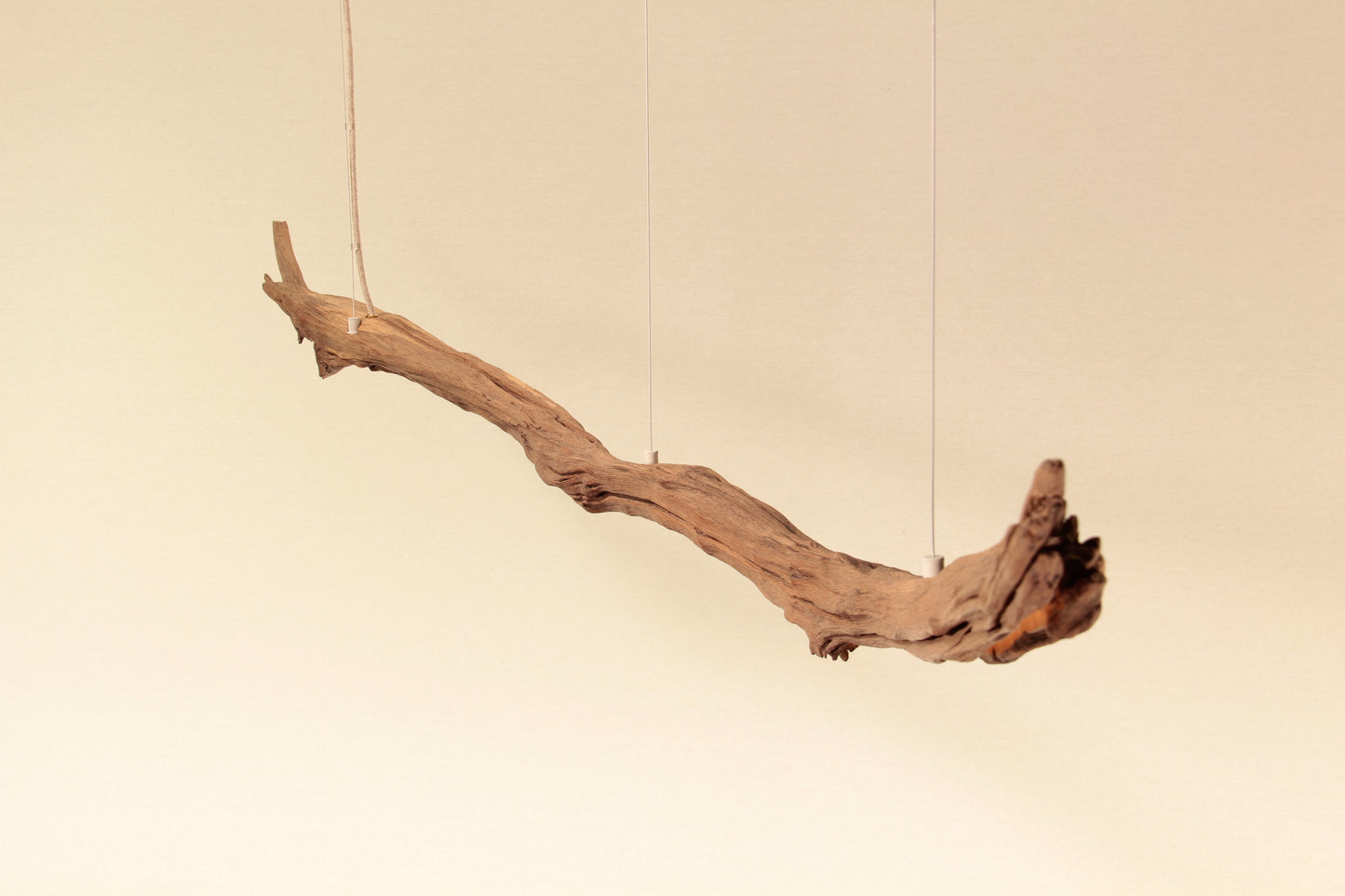Dining table lamp - handmade unique piece - 187cm oak branch