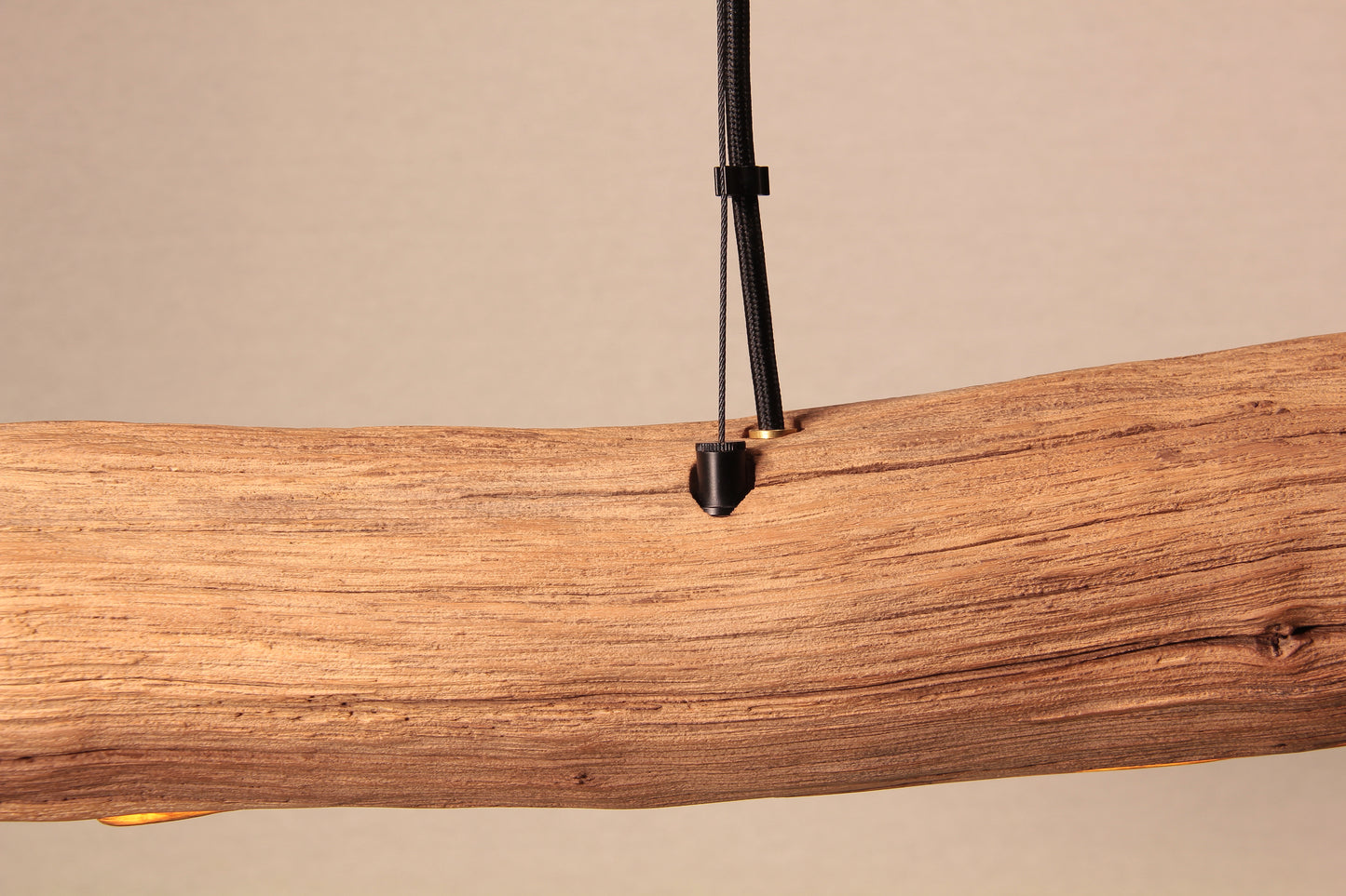 Lampada da tavolo da pranzo - pezzo unico fatto a mano - 155cm ramo di quercia