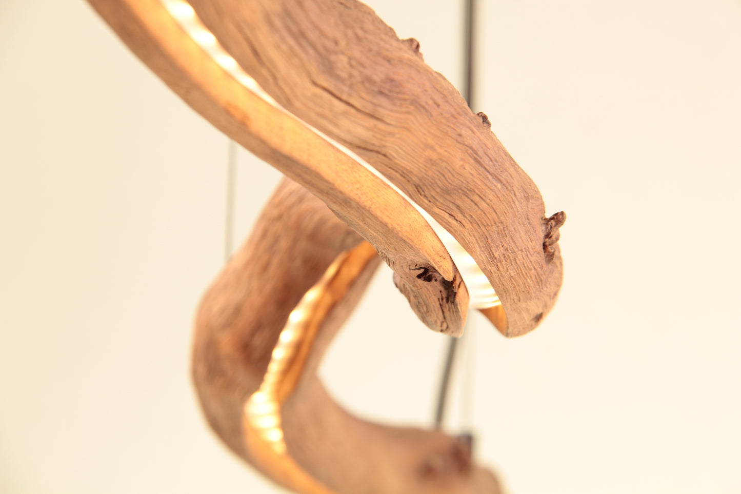 Dining Table Lamp - Handcrafted One-of-a-Kind Piece - 146 cm Oak Branch