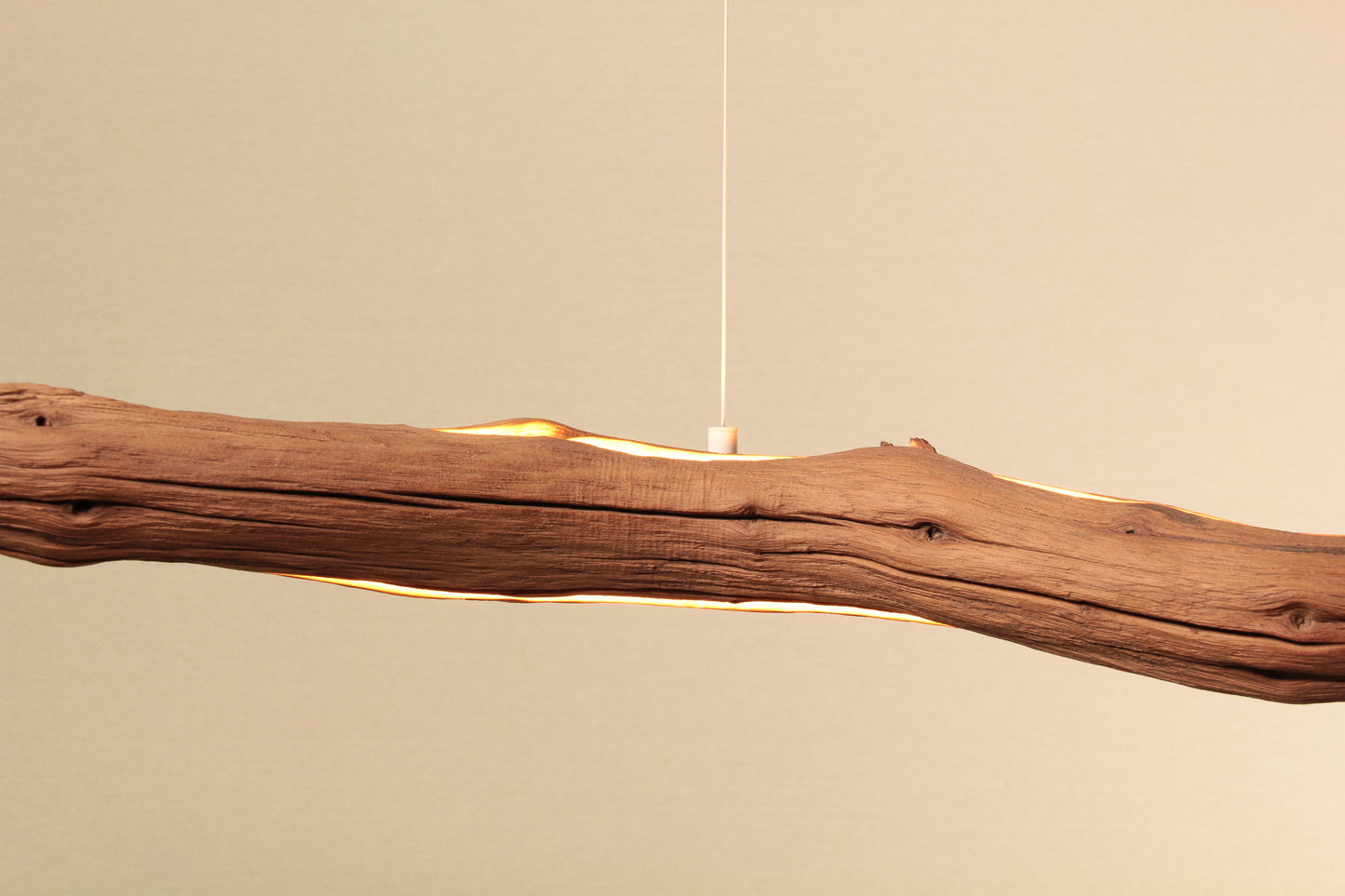 Dining table lamp - handmade unique piece - 152cm oak branch