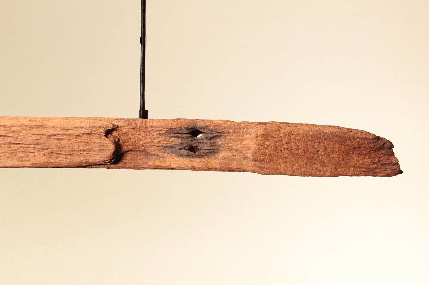Esstischleuchte - handgefertigtes Unikat - 119cm Eichenbalken