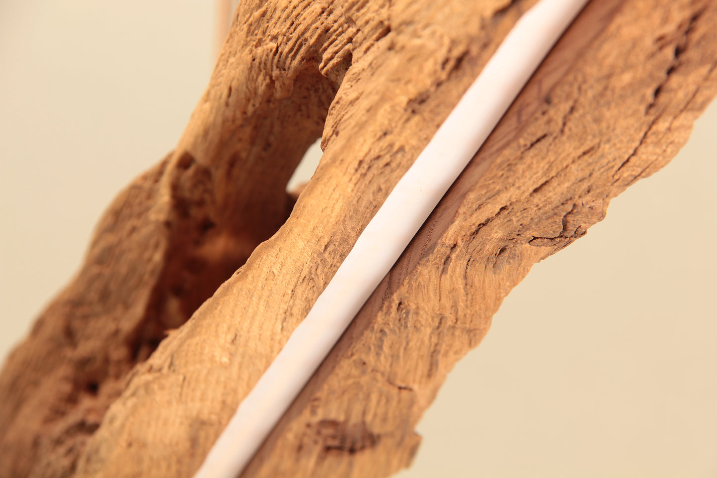 Lampe de table à manger - fait main pièce unique - 126cm poutre en chêne