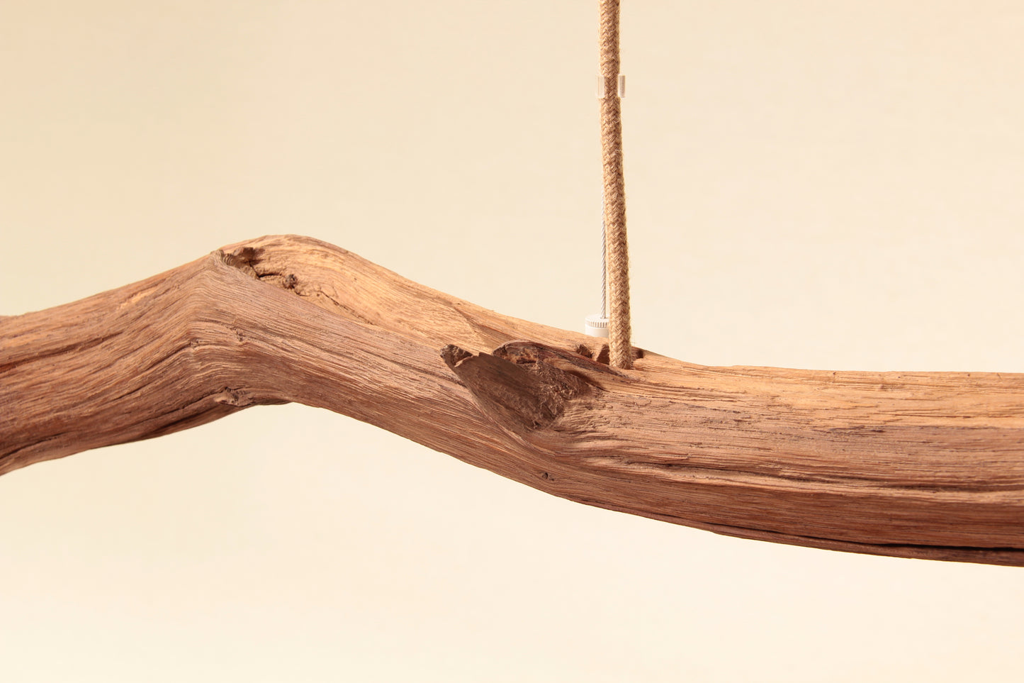 Lampe de table à manger - fait main pièce unique - 158cm branche de chêne