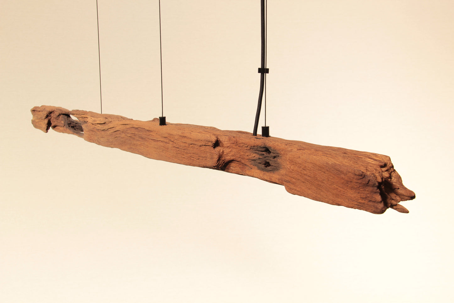 Esstischleuchte - handgefertigtes Unikat - 119cm Eichenbalken