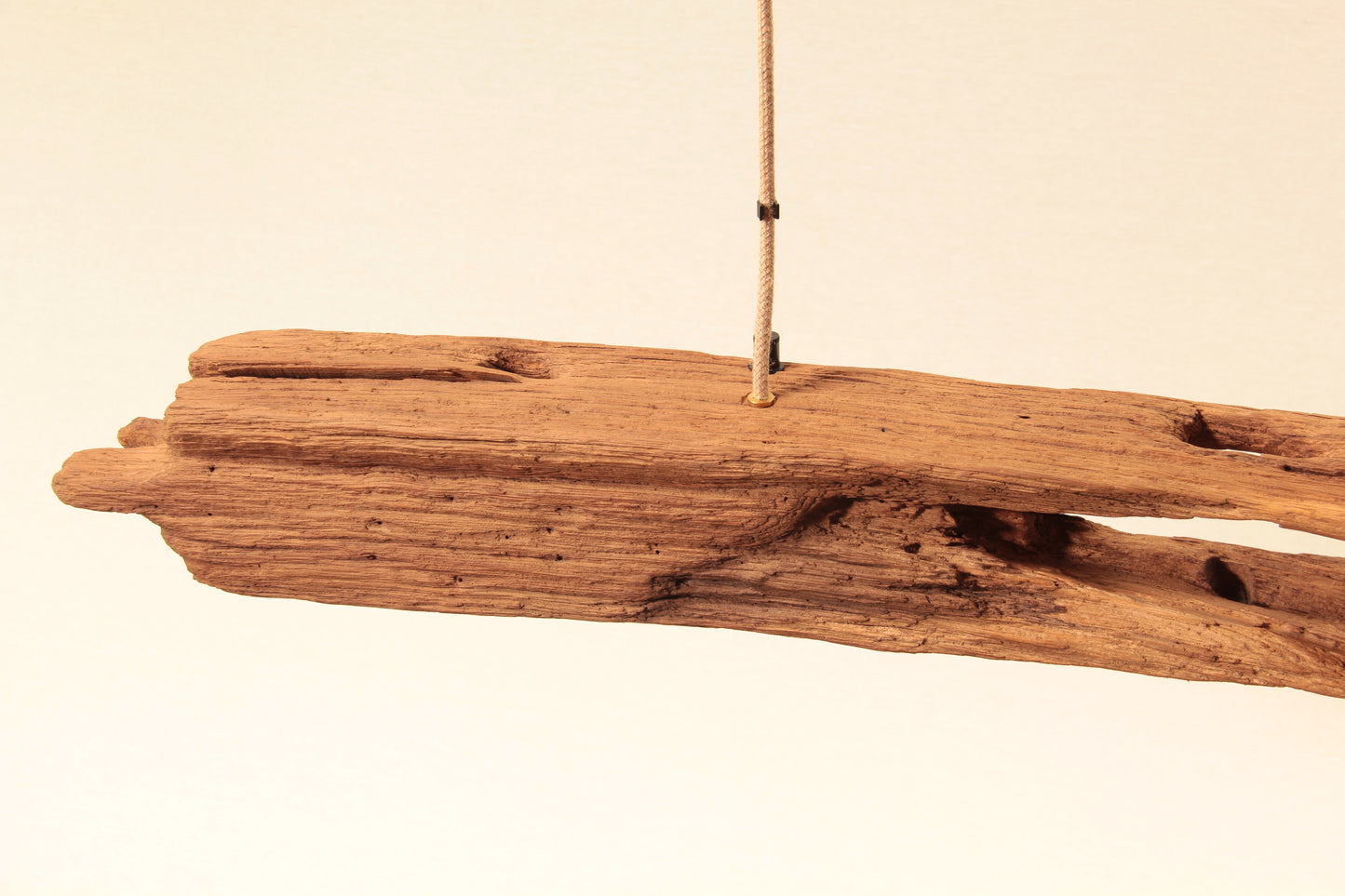 Lampe de table à manger - fait main pièce unique - 126cm poutre en chêne