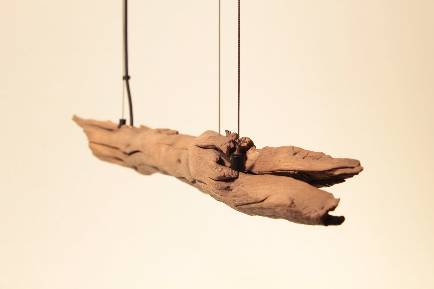 Esstischleuchte - handgefertigtes Unikat - 115cm Eichenast