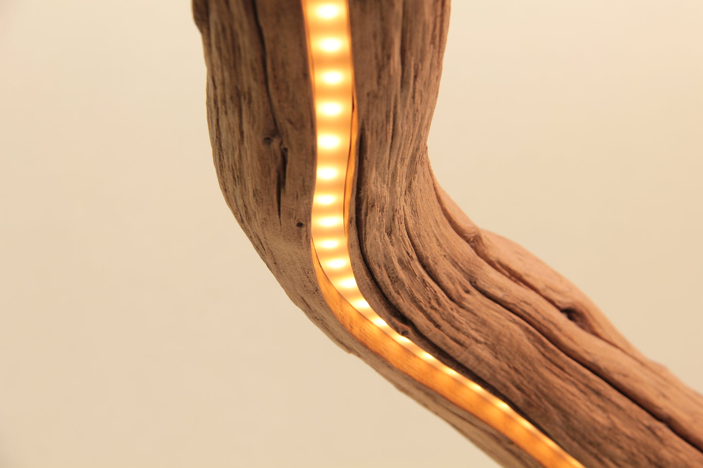 Dining table lamp - handmade unique piece - 152cm oak branch
