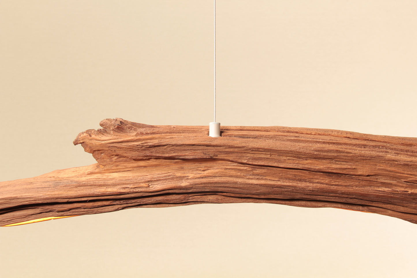 Esstischleuchte - handgefertigtes Unikat - 152cm Eichenast