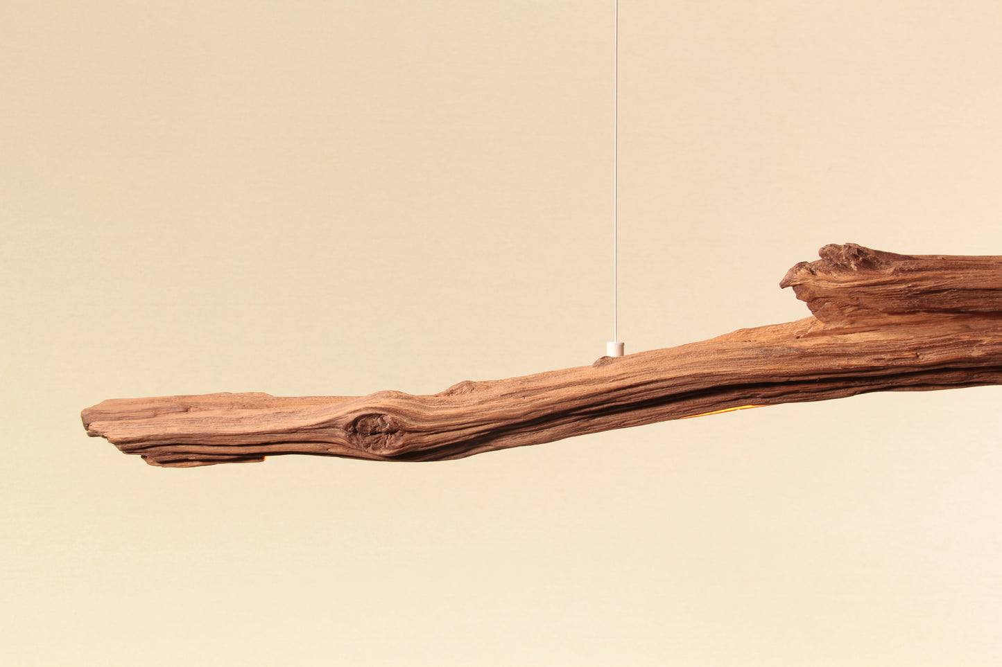Esstischleuchte - handgefertigtes Unikat - 152cm Eichenast