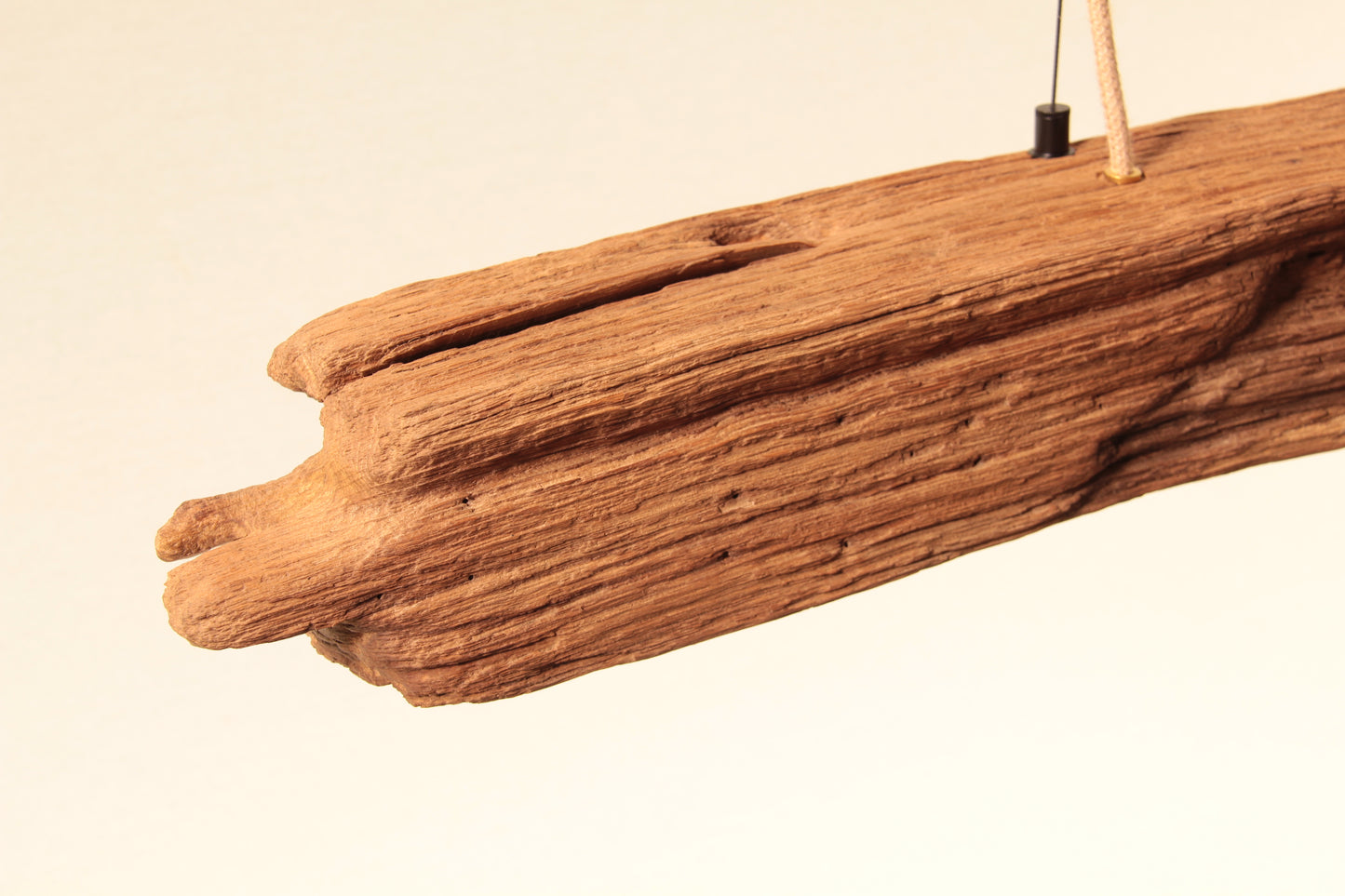 Lampe de table à manger - fait main pièce unique - 126cm poutre en chêne