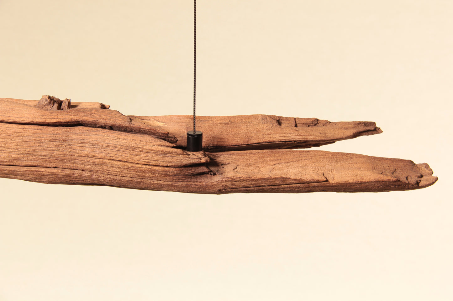 Esstischleuchte - handgefertigtes Unikat - 115cm Eichenast