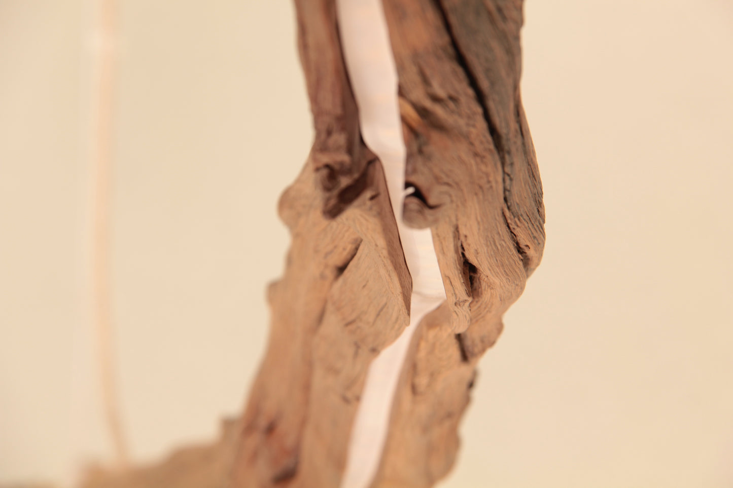 Dining table lamp - handmade unique piece - 187cm oak branch