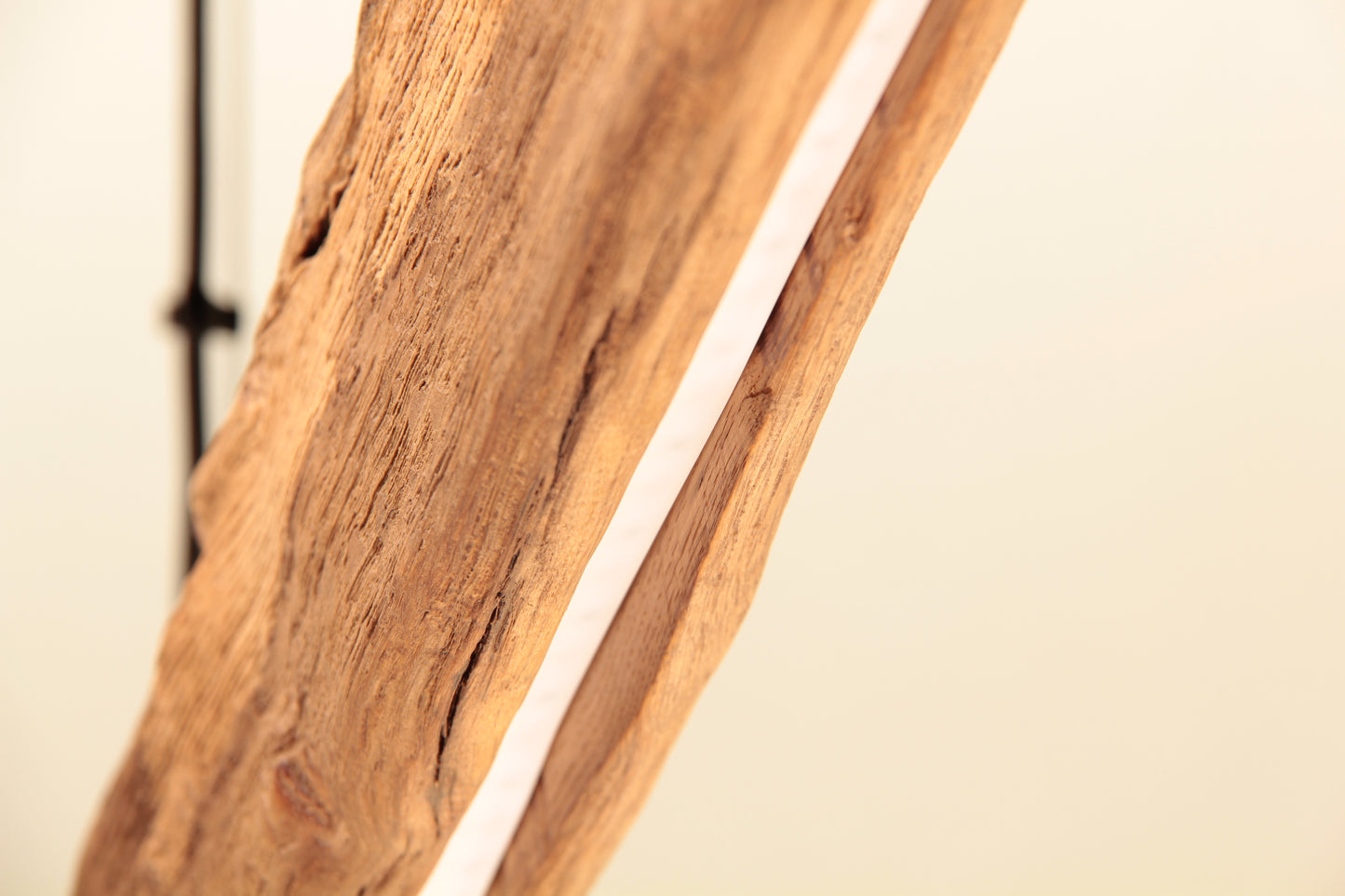 Lampe de table à manger - fait main pièce unique - 123cm poutre en chêne