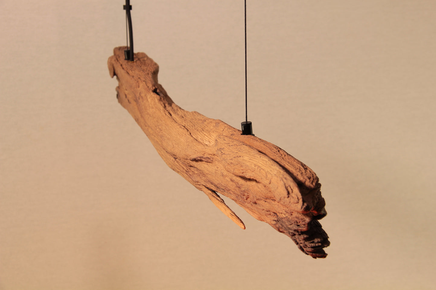 Dining table lamp / LED strip / 102 cm oak branch