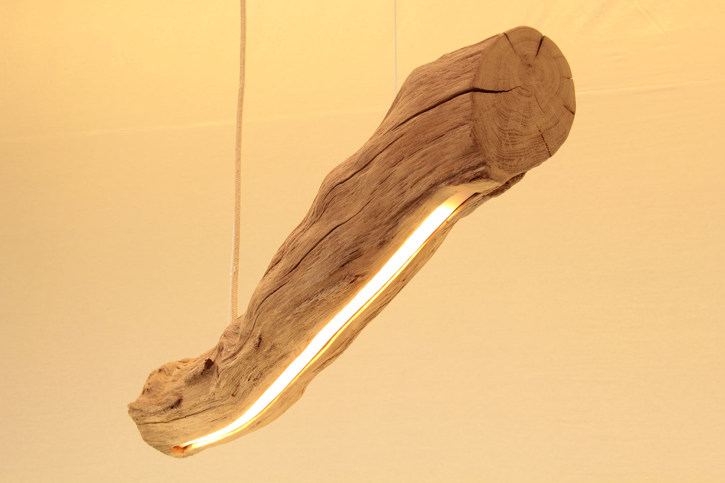 Dining table lamp / LED strip / 96 cm oak branch