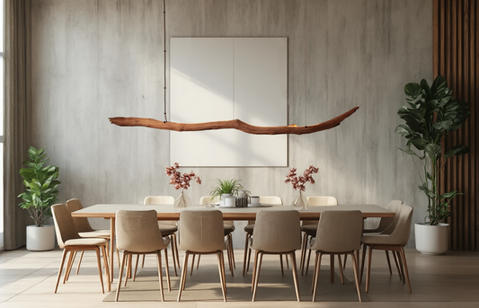 Lampada da tavolo / striscia LED / ramo di quercia da 240 cm