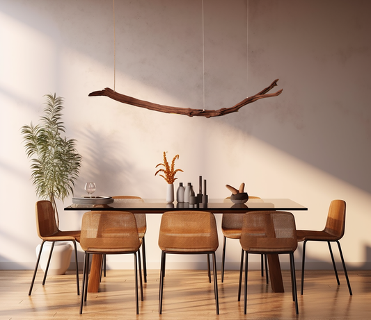 Lampada da tavolo / striscia LED / ramo di quercia da 177 cm